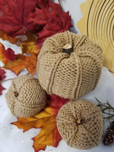 Load image into Gallery viewer, Mini Knit Pumpkins