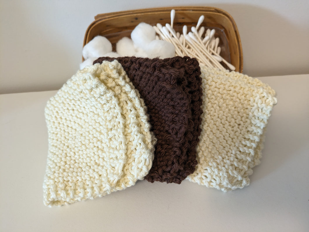 Cozy Cloths - Best for Bath - Ivory (2), Brown