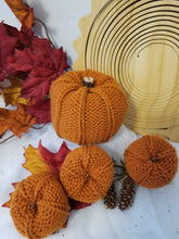 Load image into Gallery viewer, Mini Knit Pumpkins
