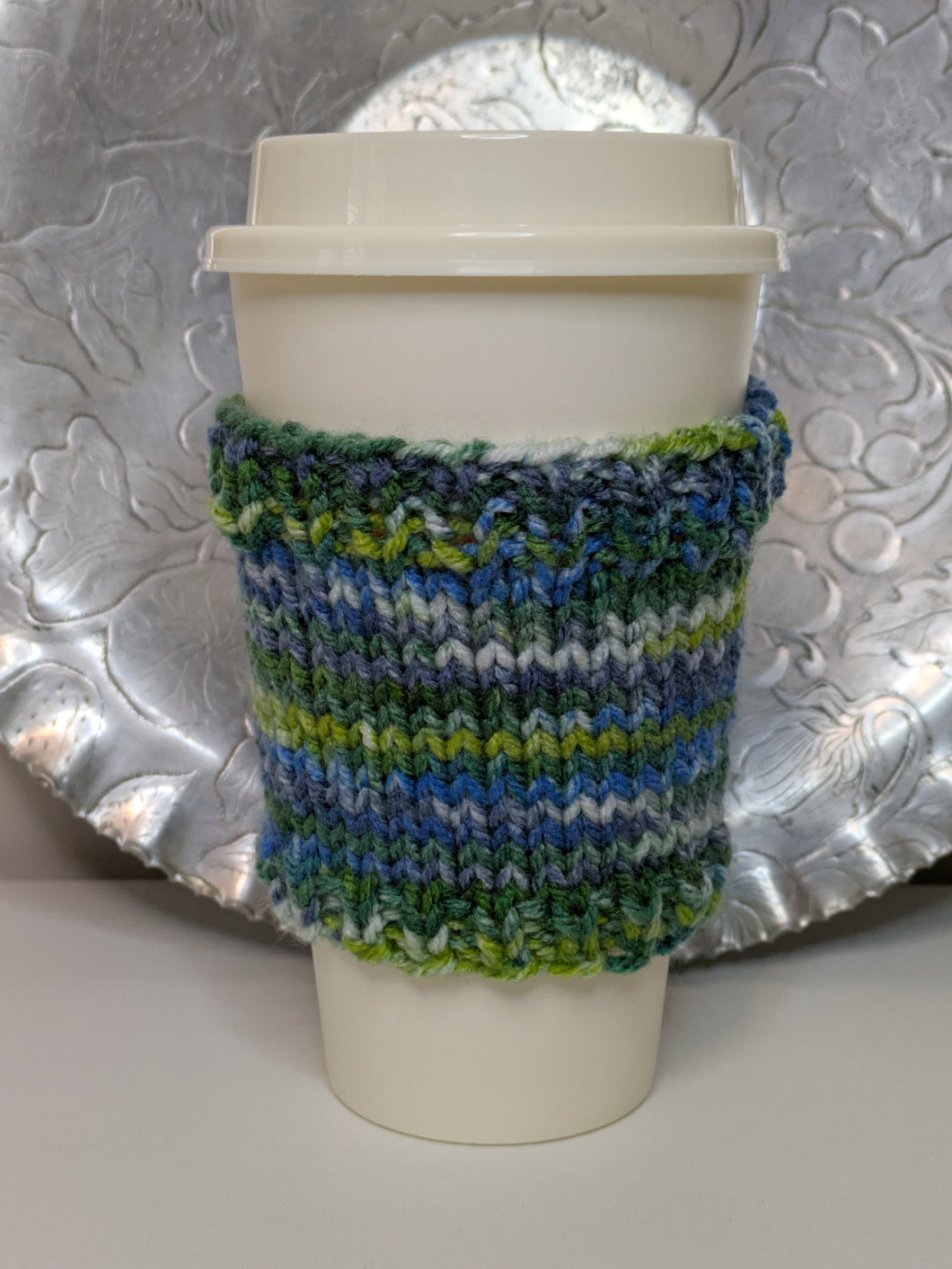 Cup Cuddler - Blue Green Multi