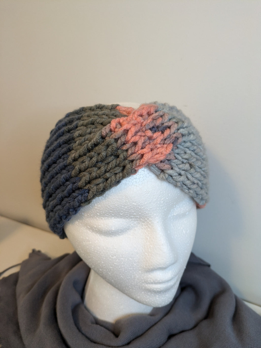 Headband Earwarmer - Twist style - Color: Daisy