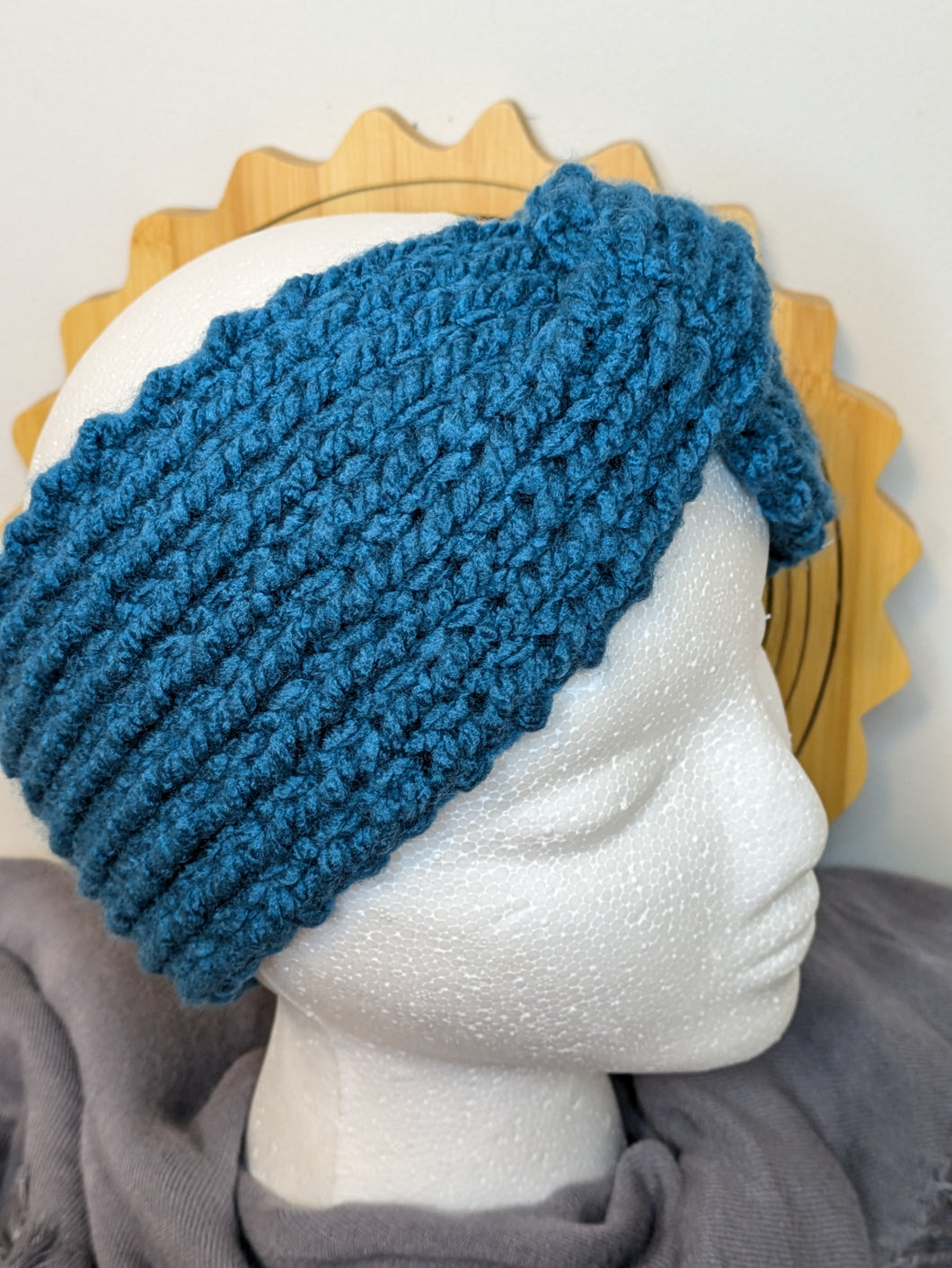 Headband Earwarmer - Twist style - Color: Reef