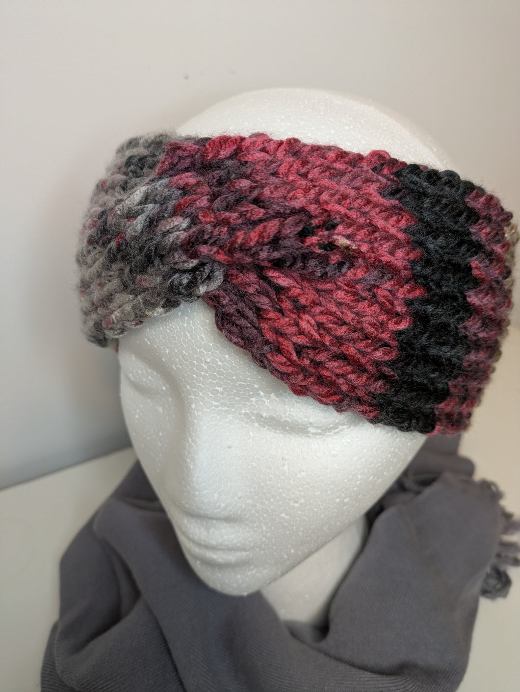 Headband Earwarmer - Twist style - Color: Safari Trek