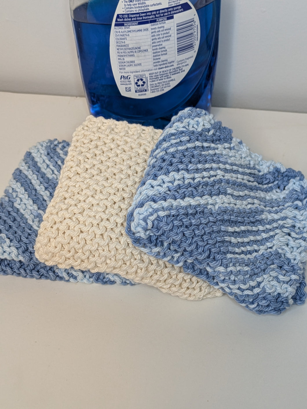 Cozy Cloths - Best for Kitchen - Faded Denim(2), Ecru