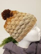 Load image into Gallery viewer, Bubble Beanie - color: Taupe Ombre, size: adult
