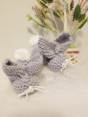 You'll want several of these cute little decorative bunnies. 4-5 inches long; hand knit and hand washable. Great for Easter/spring decoration or to fill a basket.  Bunnies are $10 each or contact Cozy Up via email or Facebook for a special 3 for $25 deal (not available via website)