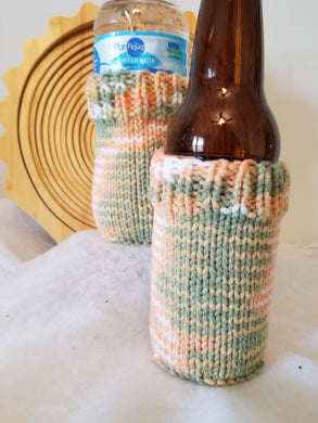 Originally made for cans, we’ve discovered they’ll fit many beverages! Regular & narrow cans, plastic & glass bottles all fit in these cozies. They have a built in coaster so no liquid circle left on your table, absorb condensation, & help keep your cold beverage cooler longer. Machine wash & dry! Great for vacation or groups - each person gets a different color and helps identify his/her drink! Many colors available here or email CozyUpByClaire@gmail.com to order your custom colors. 