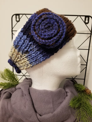 My Headband Earwarmer comes in two styles - Twist & Flower. Twist style is a complete circle and stretches to fit most. The Flower style buttons in the back and comes with two buttons to fit various sizes. Twist style is $17; Flower style is $20